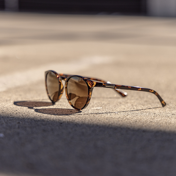 Suncloud Lowkey - Sale Crystal Peach + Polarized Brown Lens