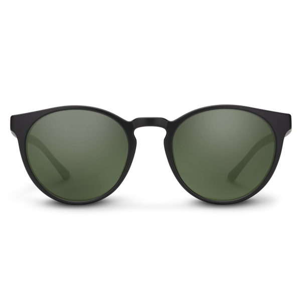 Suncloud Metric - Sale Matte Black + Polarized Gray Green Lens