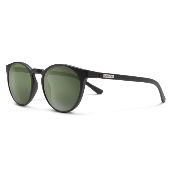 suncloud Metric - Sale Matte Black + Polarized Gray Green Lens