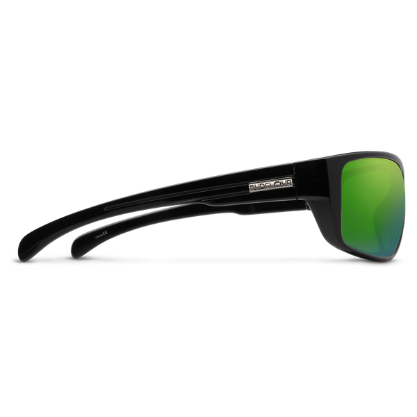 Suncloud Milestone - Sale Black + Polarized Green Mirror Lens