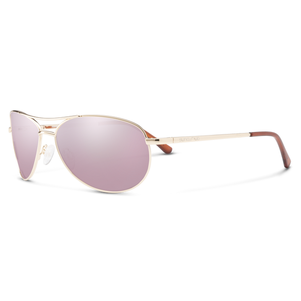 Suncloud Patrol - Sale Rose Gold + Polarized Pink Gold Mirror Lens