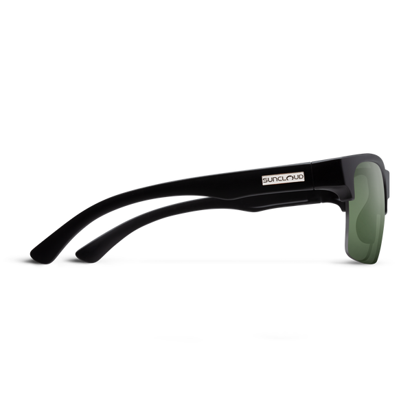 Suncloud Rambler Lite Matte Black + Polarized Gray Green Lens