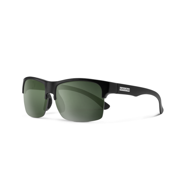 suncloud Rambler Lite Matte Black + Polarized Gray Green Lens
