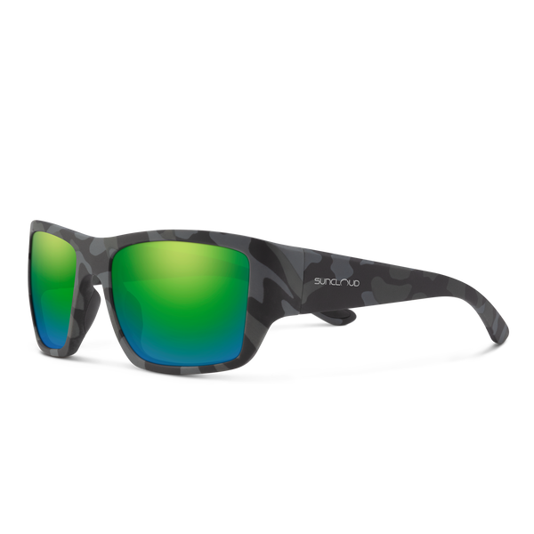 Suncloud Sculpin Matte Black + Polarized Blue Mirror Lens