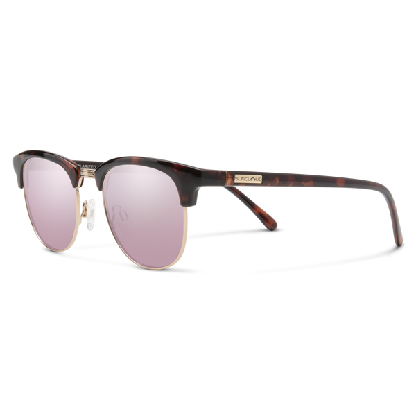suncloud Step Out - Sale Tortoise | Polarized Pink Gold Mirror
