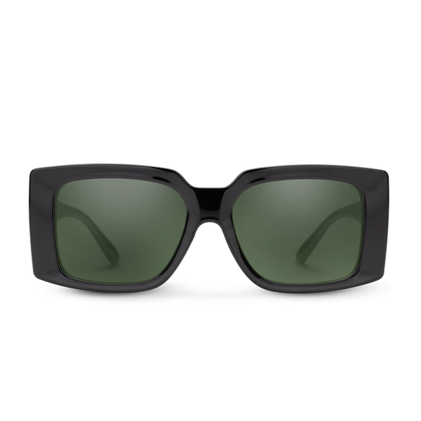 Suncloud Astoria Black + Polarized Gray Green Lens