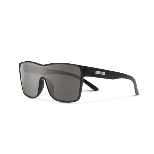 suncloud Biff Matte Black + Polarized Gray Lens