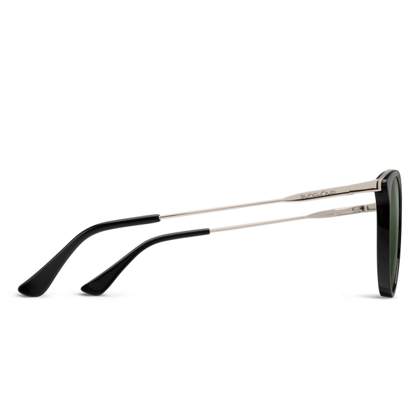 Suncloud Dana Black + Polarized Gray Green Lens
