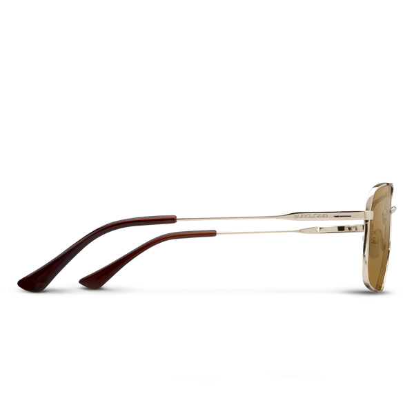 Suncloud Payback Gold + Polarized Brown Lens