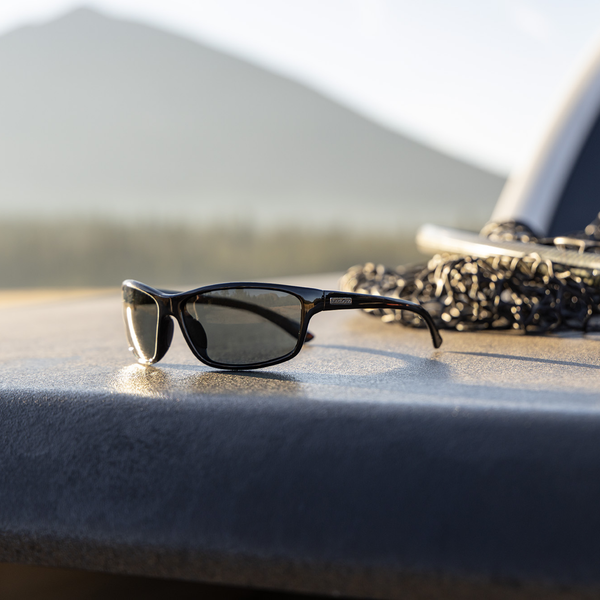 Suncloud Sentry Black + Polarized Gray Lens
