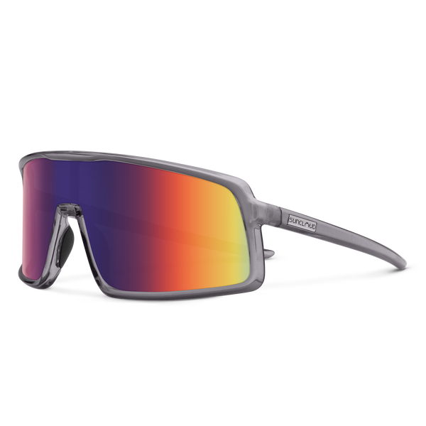 Suncloud Upshot Black + Polarized Red Mirror Lens