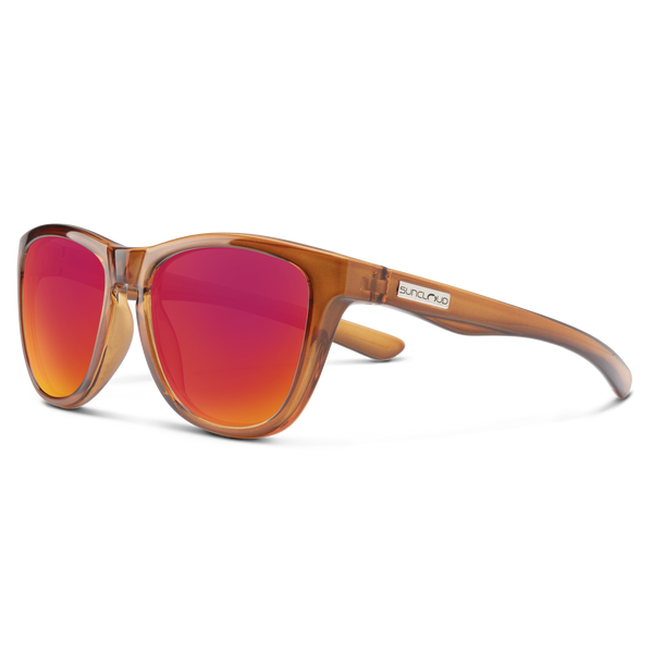 suncloud Topsail - Sale Crystal Amber | Polarized Red Mirror