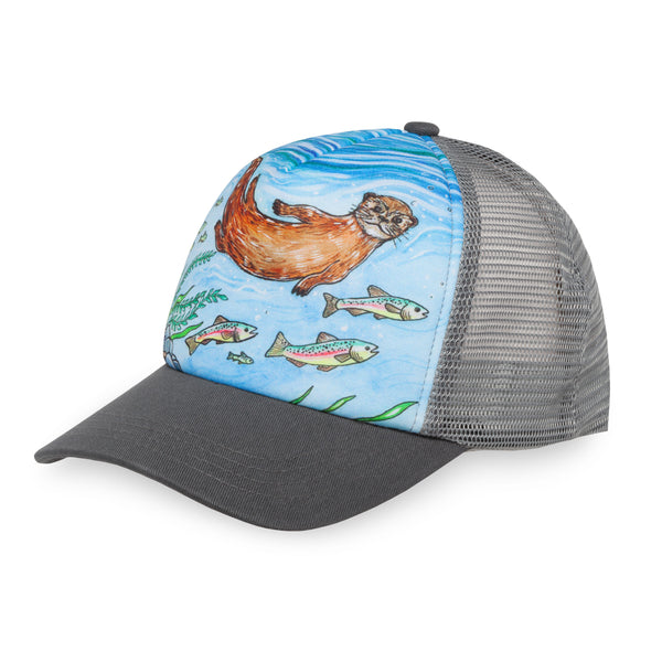 sunday afternoons Kids' River Otter Trucker