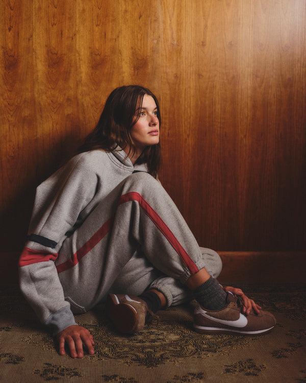 sundry Sundry Academy Trouser Sweatpant in Heather Grey