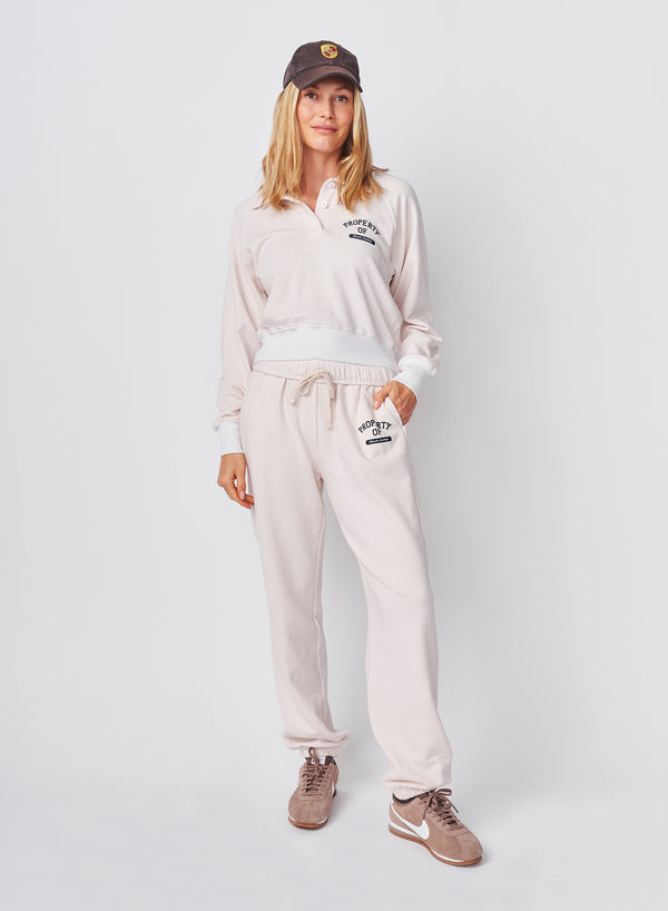 sundry Sundry French Academy Athletic Sweatpant in Oyster
