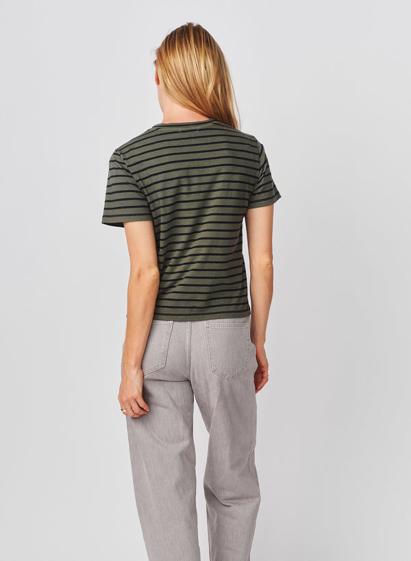 Sundry Sundry Short Sleeve Boxy Crew Tee In Signature Green