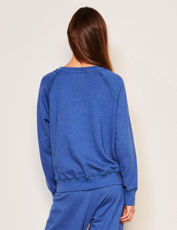 Sundry Sundry Ski Day Raglan Sweatshirt In Symphony