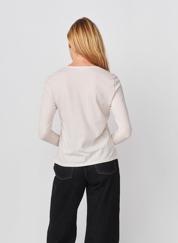 Sundry Sundry Social Club Long Sleeve Crew In Oyster