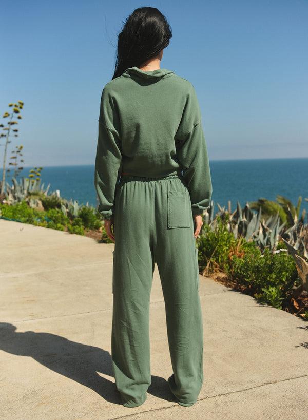 Sundry Sundry Academy Cargo Trackpant In Loden