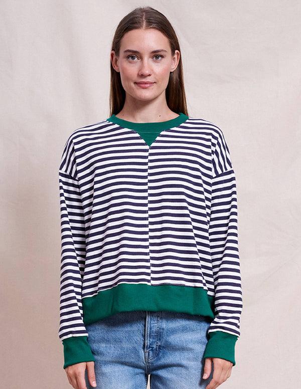 sundry Sundry Asymmetric Pullover in Optic White