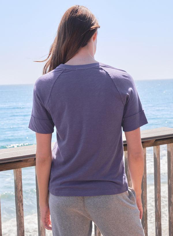 Sundry Sundry Boyfriend Tee In Vintage Navy