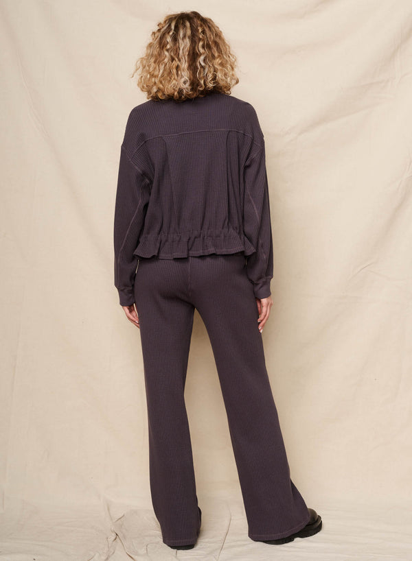 Sundry Sundry Cargo Jacket In Washed Black