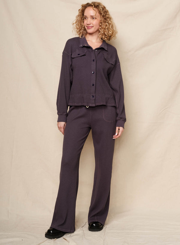 sundry Sundry Cargo Jacket in Washed Black