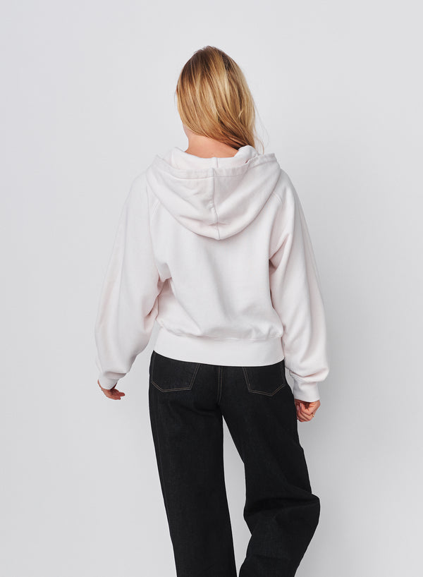 Sundry Sundry Cropped Hoodie In Oyster