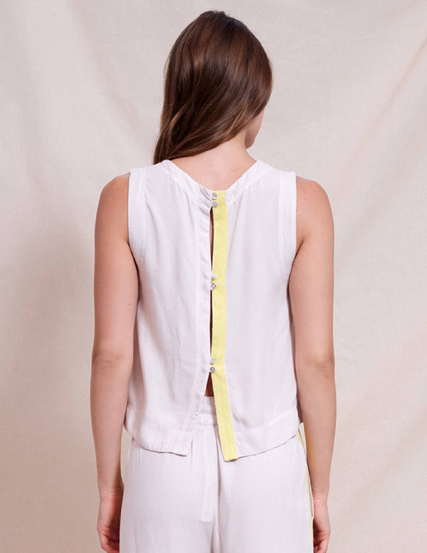 Sundry Sundry Cropped Shell In Oyster