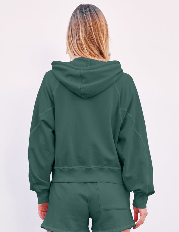 Sundry Sundry Horizon Zip Hoodie In Rainforest