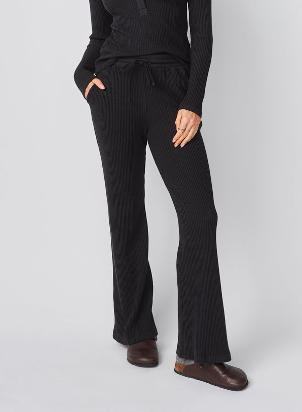 Sundry Sundry Lounge Pant In Washed Black