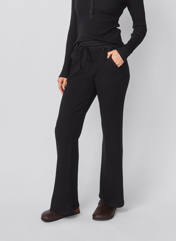 Sundry Sundry Lounge Pant In Washed Black