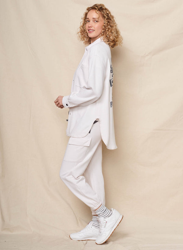 Sundry Sundry More Sundays Shacket In Oyster