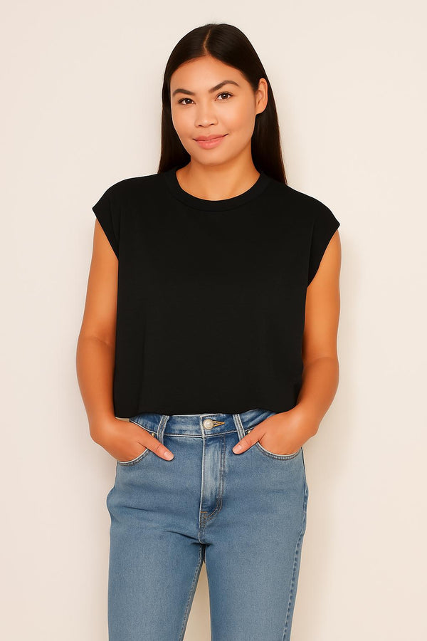 Sundry Sundry Muscle Tank In Black