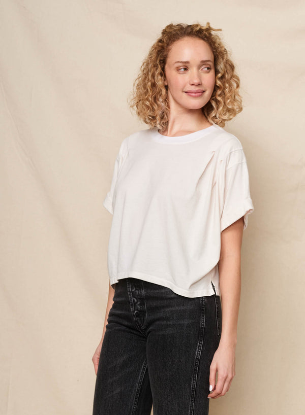 Sundry Sundry Pleated Dolman In Oyster