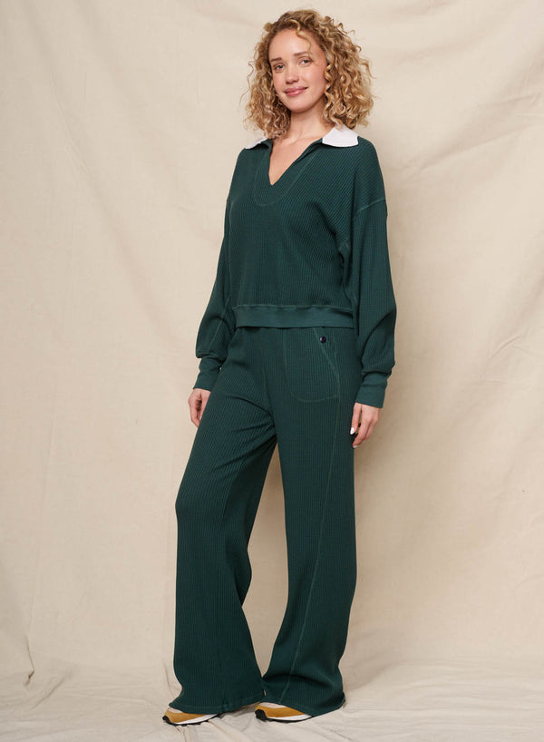 Sundry Sundry Popover Polo In Rainforest