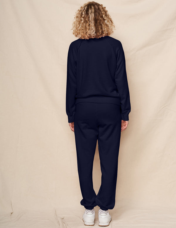 Sundry Sundry Raglan Sweatshirt In Deep Navy