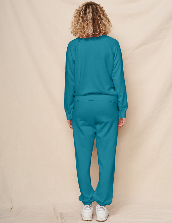 Sundry Sundry Raglan Sweatshirt In Dusty Aqua