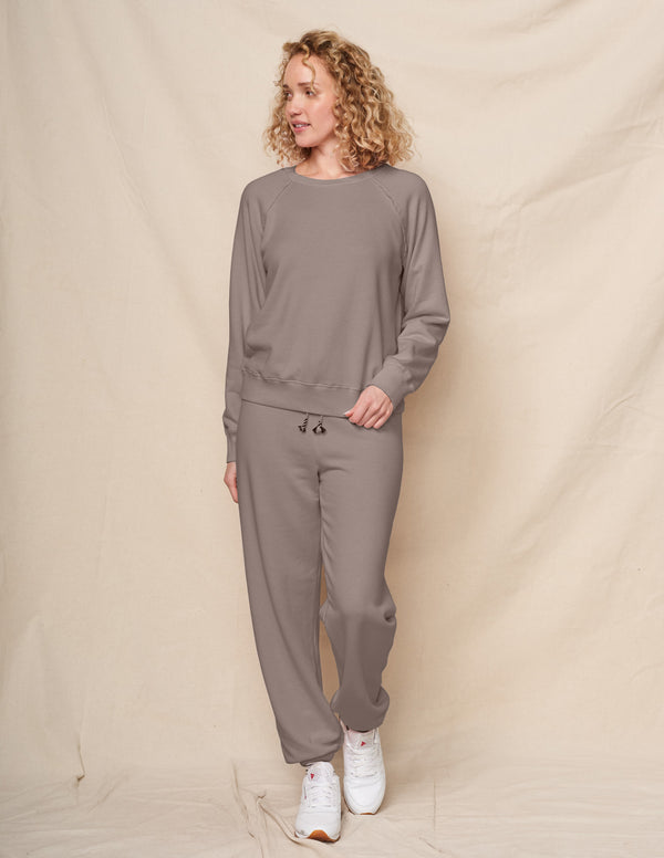 sundry Sundry Raglan Sweatshirt in Fern