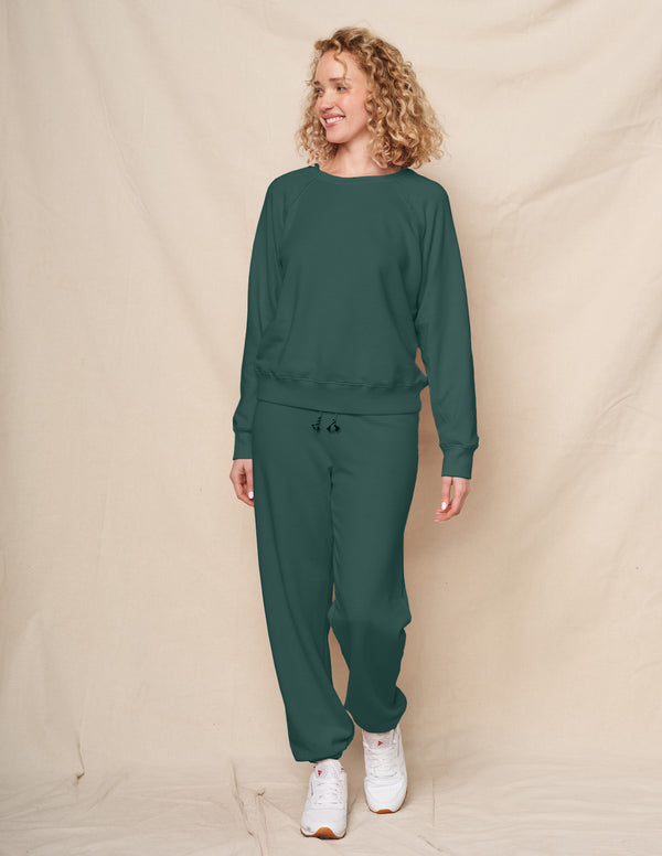 sundry Sundry Raglan Sweatshirt in Rainforest
