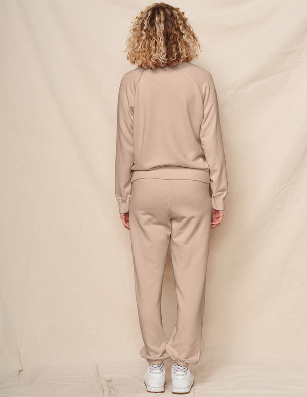 Sundry Sundry Raglan Sweatshirt In Taupe
