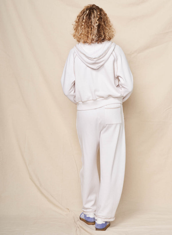 Sundry Sundry Raw Seamed Horizon Hoodie In Oyster