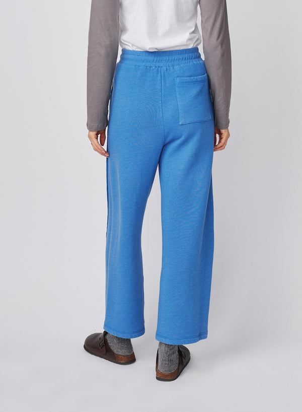 Sundry Sundry Raw Seamed Pant In Blue Ice