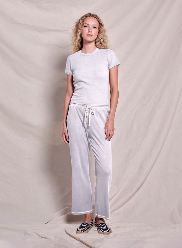 sundry Sundry Shrunken Tee in Optic White