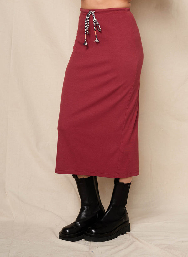 Sundry Sundry Skirt In Tibet Red