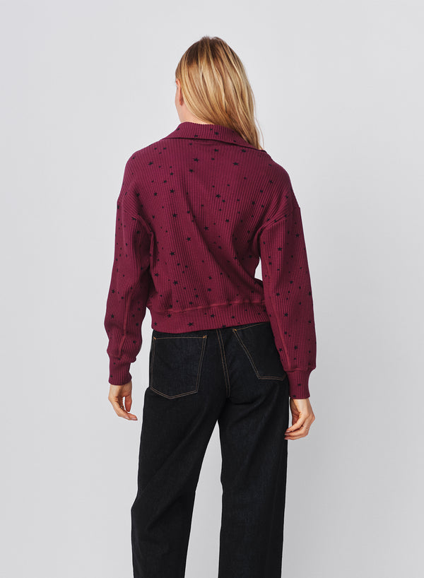 Sundry Sundry Stars Popover Polo In Mulled Wine