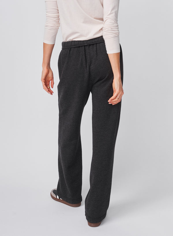 Sundry Sundry Straight Pant In Washed Black