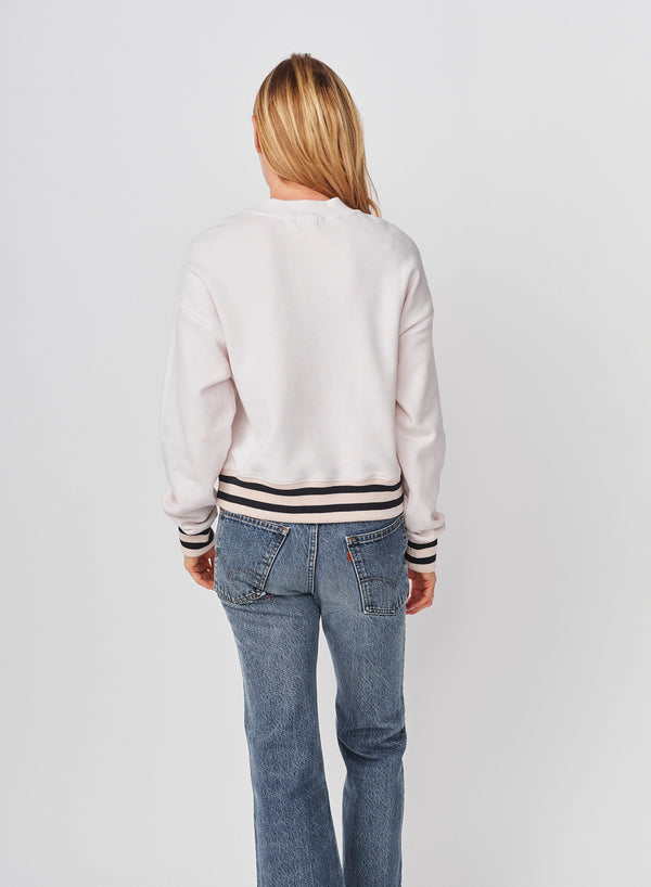 Sundry Sundry Vintage Ivy League Athletic Sweatshirt In Oyster