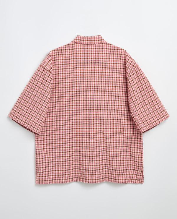Sunflower Adam Over Shirt - 690 Pink Check