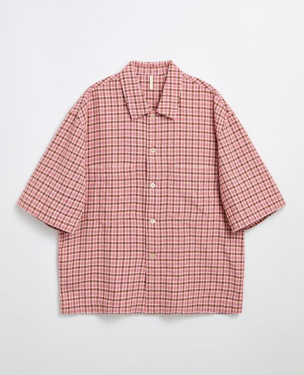 sunflower adam over shirt - 690 pink check